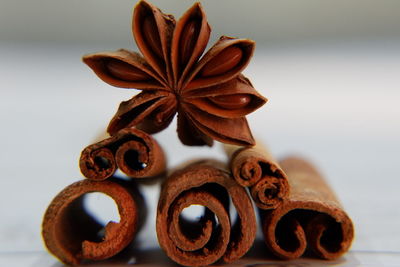 Close-up of bread on table