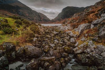 Scenic view of mountains