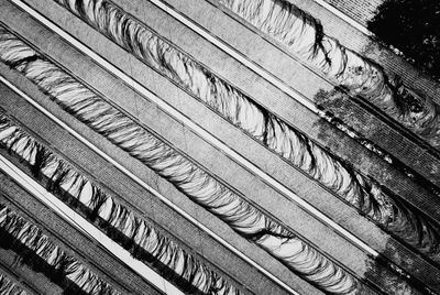 Full frame shot of railroad tracks