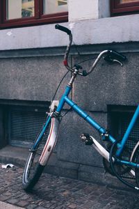 Close-up of bicycle