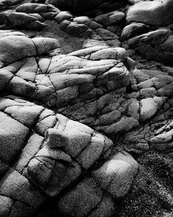 Full frame shot of rocks on field