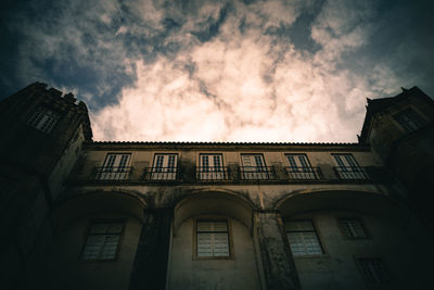 Low angle view of building against sky