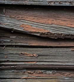 Full frame shot of damaged roof