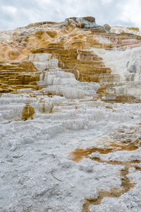 Scenic view of rock formations