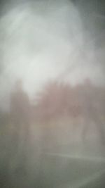 Defocused image of fog against sky