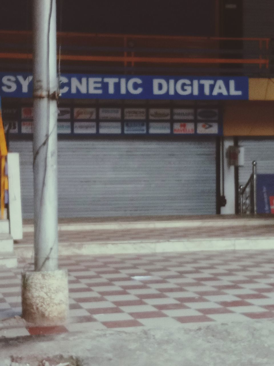 VIEW OF RAILROAD STATION PLATFORM