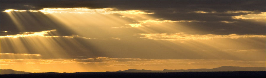 Scenic view of sky during sunset