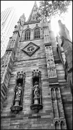 Low angle view of building against sky