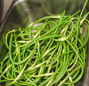 Close-up of fresh vegetables in container