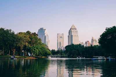 View of city at waterfront