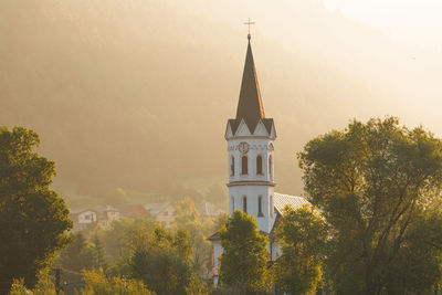 Church in the village of stankovany in liptov region, slovakia.