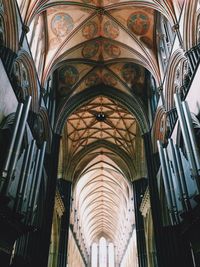 Interior of salisbury cathedral