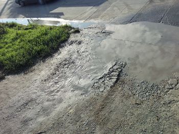 High angle view of landscape