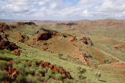 Scenic view of landscape against sky