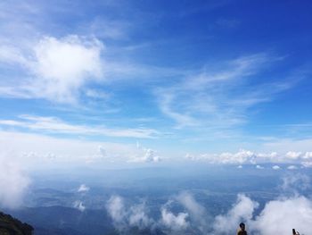 Low angle view of clouds in sky