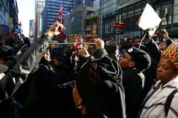 GROUP OF PEOPLE ON STREET