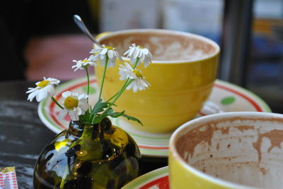 Close-up of coffee on table