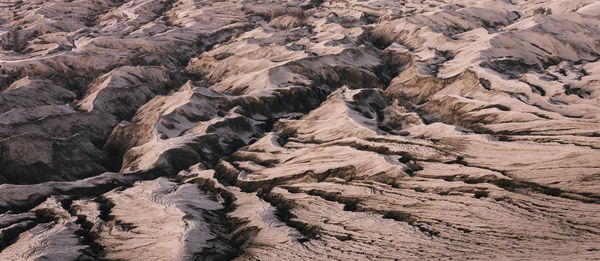 Full frame shot of snowy mountains