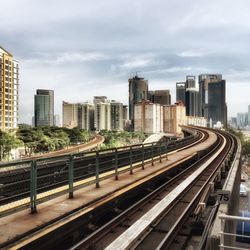View of cityscape against sky
