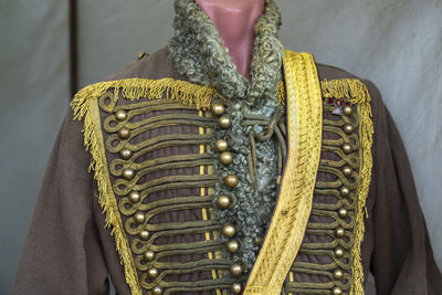 Hussar clothes. soldier's uniform. vintage clothing. 19th century military uniforms. 