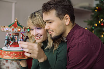 Portrait of a smiling couple