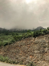 Scenic view of landscape against sky