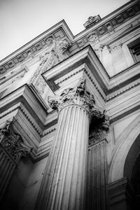 Low angle view of building against sky