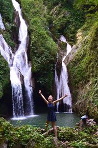 Waterfall in forest