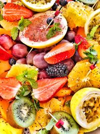 Full frame shot of food