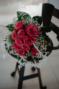 Close-up of rose bouquet