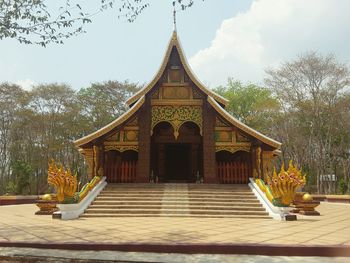 Temple against sky