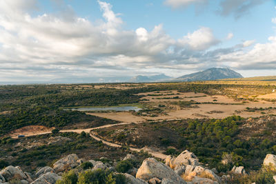 Scenic view of landscape against sky