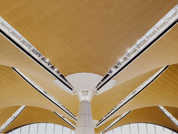 Low angle view of spiral staircase