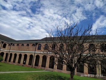 Low angle view of historical building