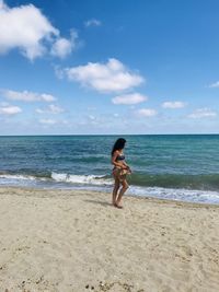 Woman at the beach 