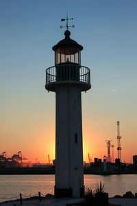 Lighthouse at sunset