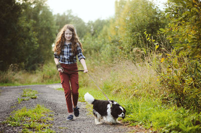 Full length of dog