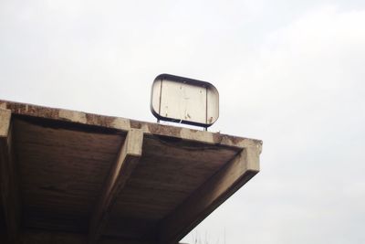 Low angle view of built structure against sky