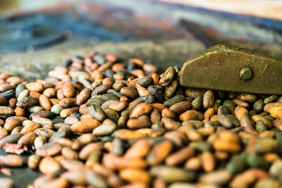 Full frame shot of coffee beans