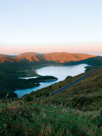 One of the many lakes in são miguel, azores