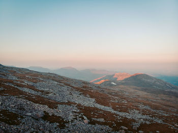 Wildcamping in snowdonia-drone sunset