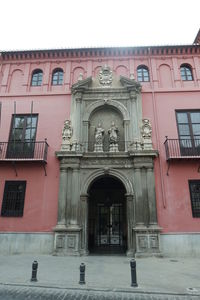 Facade of building