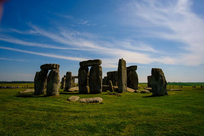 Stonehenge against clear sky