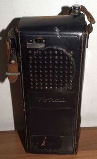 Close-up of old machinery on table