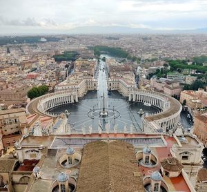 Piazza san pietro dall'alto.