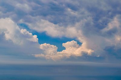 Low angle view of clouds in sky