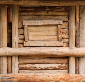 Full frame shot of wooden wall