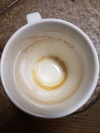 Close-up of coffee on plate