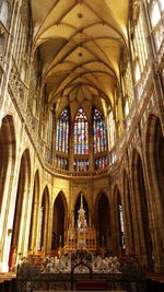 Low angle view of ceiling of building