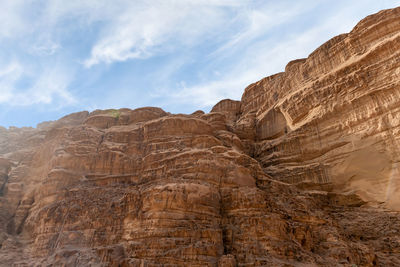 Scenic view of rocky mountains against sky